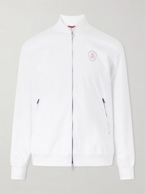 Logo-Appliquéd Shell Jacket Logo-Appliquéd Shell Jacket