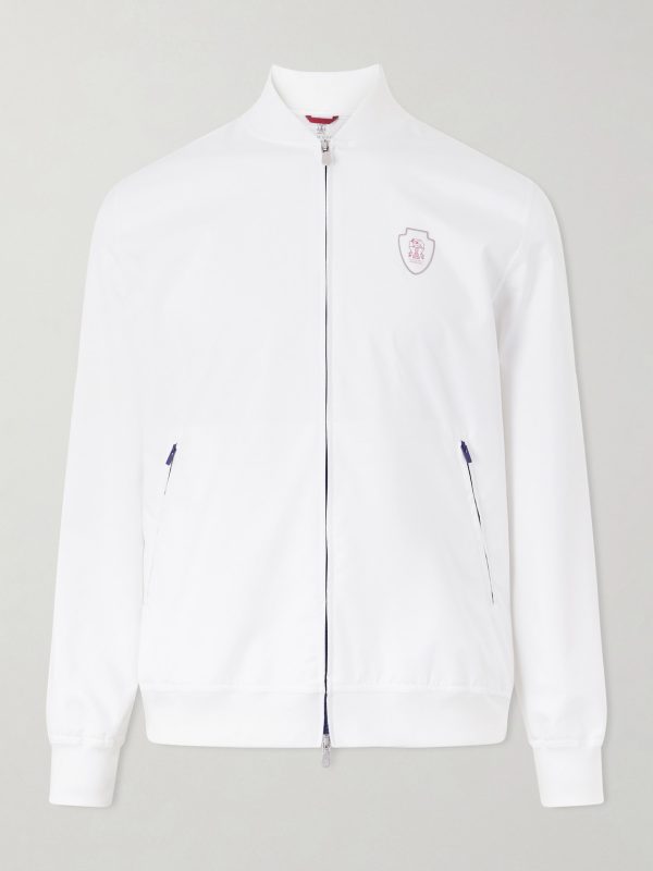 Logo-Appliquéd Shell Jacket