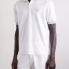 Logo-Appliquéd Striped Cotton-Jersey Polo Shirt - FR Logo-Appliquéd Striped Cotton-Jersey Polo Shirt - FR