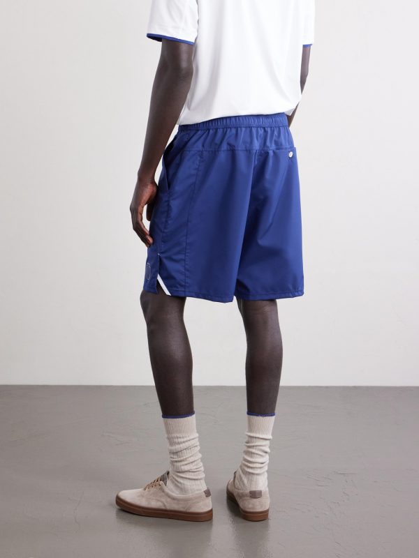 Straight-Leg Shell Tennis Shorts - BK Straight-Leg Shell Tennis Shorts - BK
