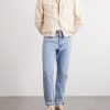 Herringbone Wool, Silk and Linen-Blend Blouson Jacket - OU Herringbone Wool, Silk and Linen-Blend Blouson Jacket - OU