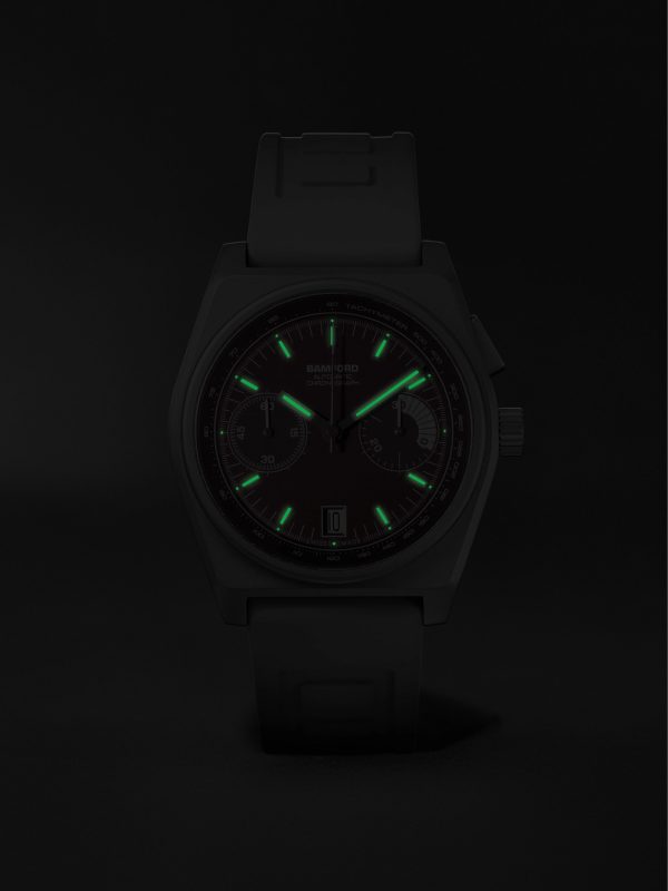 B347 Automatic Chronograph 41.5mm Titanium and Rubber Watch, Ref. No. B347-TT-CLA-WHI - E5 B347 Automatic Chronograph 41.5mm Titanium and Rubber Watch, Ref. No. B347-TT-CLA-WHI - E5