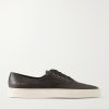 Deck Full-Grained Leather Sneakers