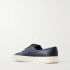 Deck Full-Grained Leather Sneakers - BK Deck Full-Grained Leather Sneakers - BK