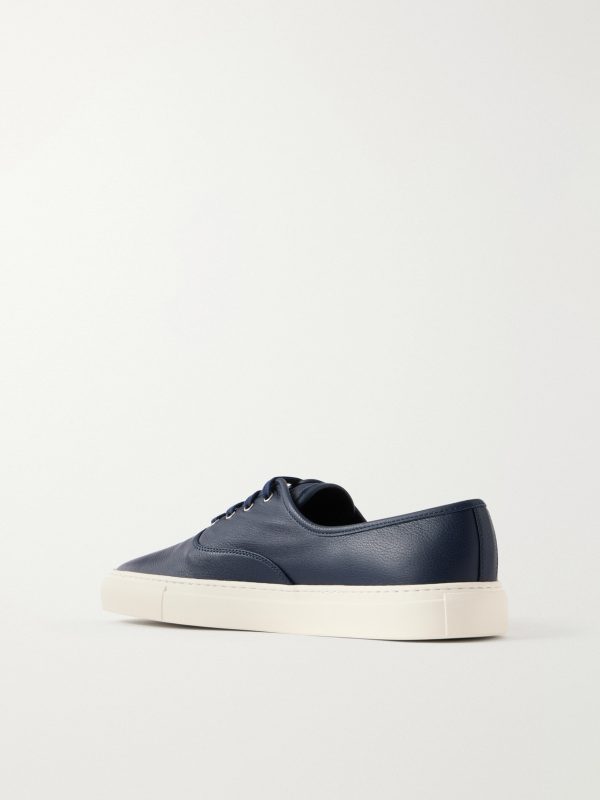 Deck Full-Grained Leather Sneakers - BK Deck Full-Grained Leather Sneakers - BK