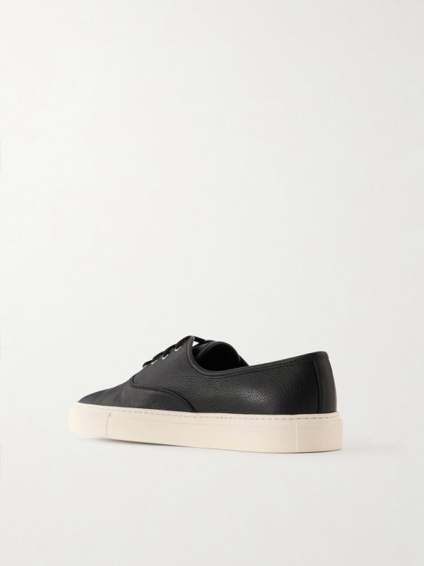 Deck Full-Grained Leather Sneakers - BK