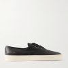Deck Full-Grained Leather Sneakers