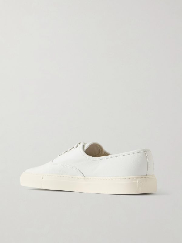 Deck Full-Grained Leather Sneakers - BK