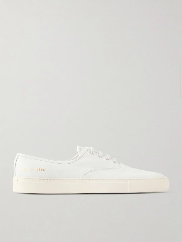 Deck Full-Grained Leather Sneakers