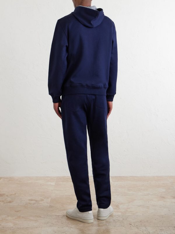 Cotton-Blend Zip-Up Hoodie - BK Cotton-Blend Zip-Up Hoodie - BK