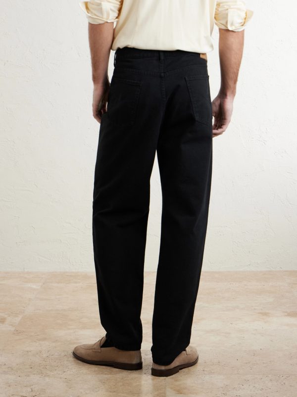 Slim-Fit Straight-Leg Logo-Embroidered Jeans - BK Slim-Fit Straight-Leg Logo-Embroidered Jeans - BK