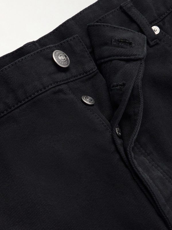 Slim-Fit Straight-Leg Logo-Embroidered Jeans - E1 Slim-Fit Straight-Leg Logo-Embroidered Jeans - E1