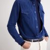 Cutaway-Collar Cotton-Corduroy Western Shirt - CU Cutaway-Collar Cotton-Corduroy Western Shirt - CU