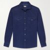 Cutaway-Collar Cotton-Corduroy Western Shirt Cutaway-Collar Cotton-Corduroy Western Shirt