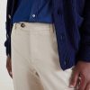 Straight-Leg Cotton-Blend Trousers - CU Straight-Leg Cotton-Blend Trousers - CU