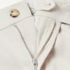 Straight-Leg Cotton-Blend Trousers - E1 Straight-Leg Cotton-Blend Trousers - E1