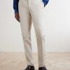 Straight-Leg Cotton-Blend Trousers - FR Straight-Leg Cotton-Blend Trousers - FR