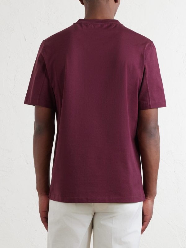 Logo-Print Cotton-Jersey T-Shirt - BK Logo-Print Cotton-Jersey T-Shirt - BK
