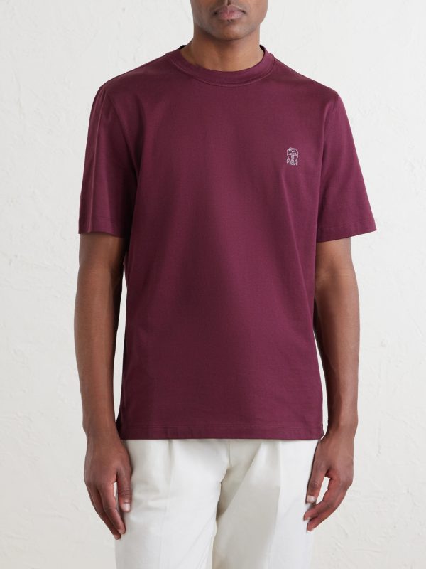 Logo-Print Cotton-Jersey T-Shirt - FR Logo-Print Cotton-Jersey T-Shirt - FR