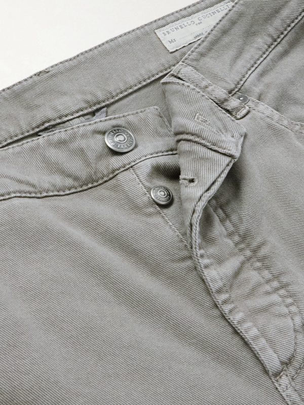 Slim-Fit Cotton-Blend Jeans - E1 Slim-Fit Cotton-Blend Jeans - E1