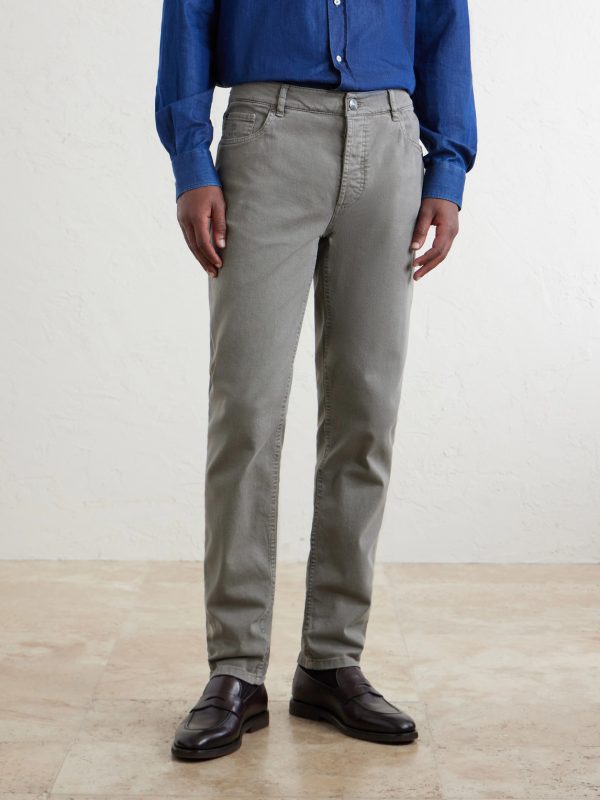 Slim-Fit Cotton-Blend Jeans - FR Slim-Fit Cotton-Blend Jeans - FR