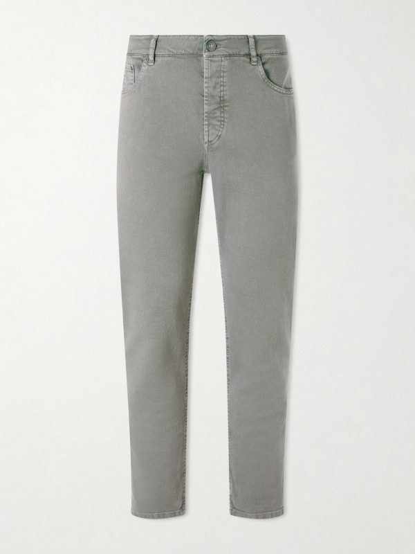 Slim-Fit Cotton-Blend Jeans Slim-Fit Cotton-Blend Jeans