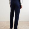 Slim-Fit Straight-Leg Logo-Embroidered Jeans - BK