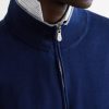 Cotton and Cashmere-Blend Half-Zip Sweater - CU Cotton and Cashmere-Blend Half-Zip Sweater - CU