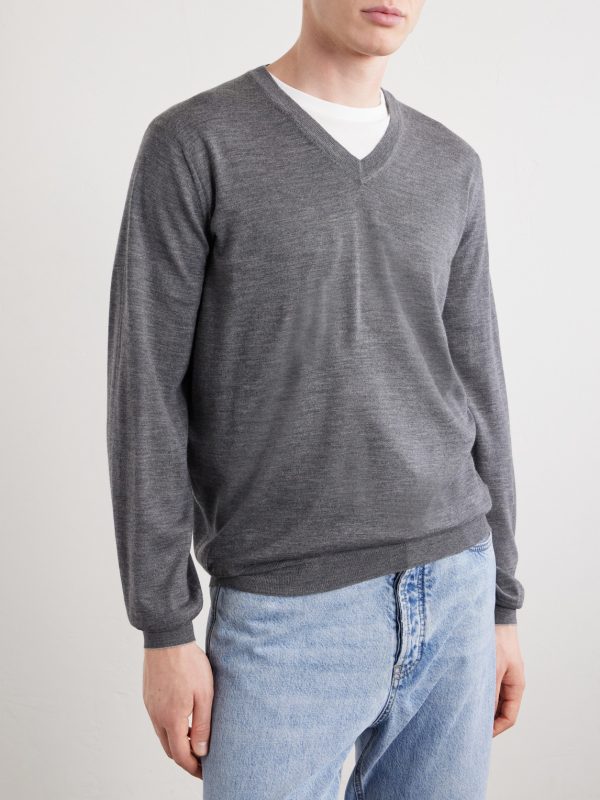 Wool and Cashmere-Blend Sweater - FR Wool and Cashmere-Blend Sweater - FR