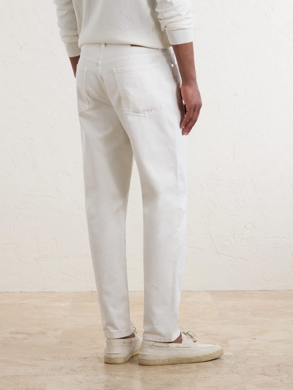 Slim-Fit Straight-Leg Logo-Embroidered Jeans - BK Slim-Fit Straight-Leg Logo-Embroidered Jeans - BK