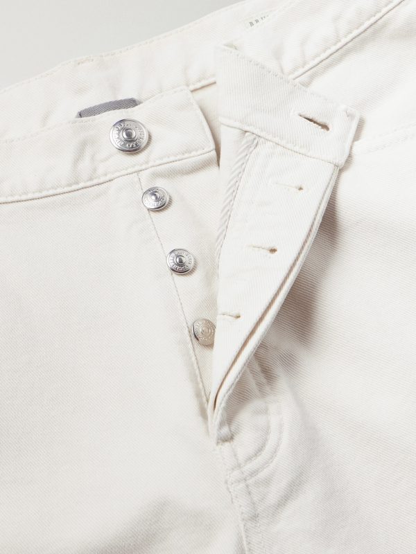 Slim-Fit Straight-Leg Logo-Embroidered Jeans - CU Slim-Fit Straight-Leg Logo-Embroidered Jeans - CU