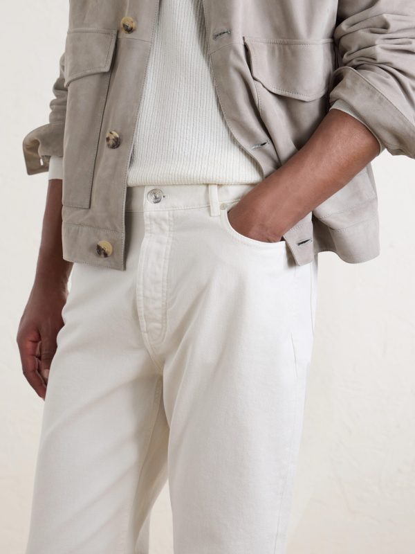 Slim-Fit Straight-Leg Logo-Embroidered Jeans - E1 Slim-Fit Straight-Leg Logo-Embroidered Jeans - E1