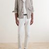Slim-Fit Straight-Leg Logo-Embroidered Jeans - OU Slim-Fit Straight-Leg Logo-Embroidered Jeans - OU