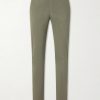Straight-Leg Stretch-Cotton Twill Trousers Straight-Leg Stretch-Cotton Twill Trousers
