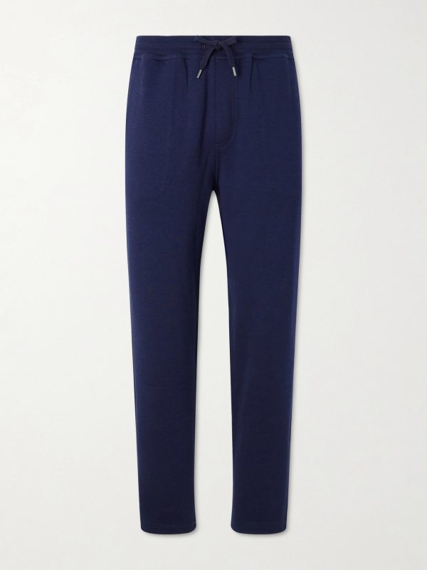 Tapered Cotton, Cashmere and Silk-Blend Jersey Sweatpants Tapered Cotton, Cashmere and Silk-Blend Jersey Sweatpants