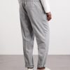 Tapered Pleated Virgin Wool-Flannel Drawstring Trousers - BK Tapered Pleated Virgin Wool-Flannel Drawstring Trousers - BK