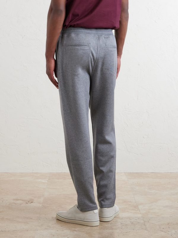 Tapered Cotton, Cashmere and Silk-Blend Jersey Sweatpants - BK Tapered Cotton, Cashmere and Silk-Blend Jersey Sweatpants - BK