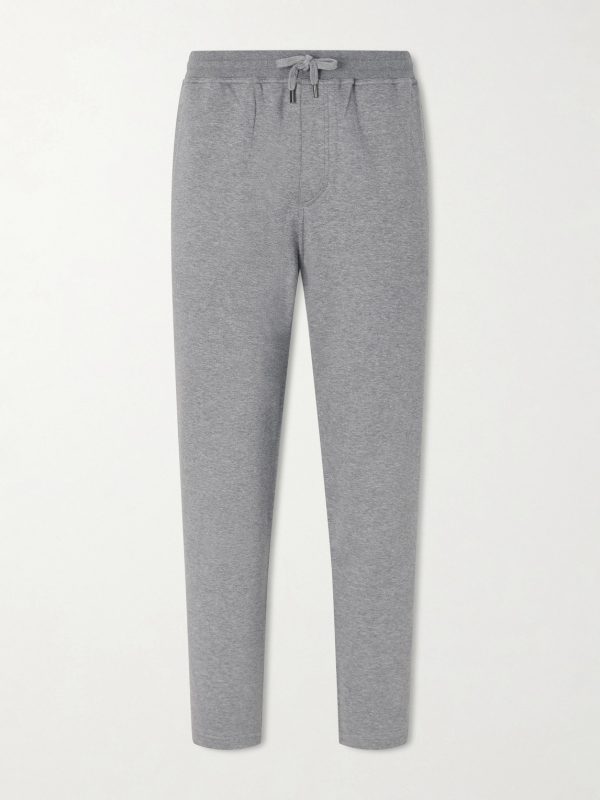 Tapered Cotton, Cashmere and Silk-Blend Jersey Sweatpants Tapered Cotton, Cashmere and Silk-Blend Jersey Sweatpants