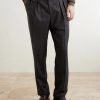 Straight-Leg Pleated Wool Trousers - FR Straight-Leg Pleated Wool Trousers - FR