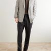 Straight-Leg Pleated Wool Trousers - OU Straight-Leg Pleated Wool Trousers - OU