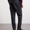 Tapered Virgin Wool Cargo Trousers - BK Tapered Virgin Wool Cargo Trousers - BK