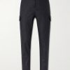 Tapered Virgin Wool Cargo Trousers Tapered Virgin Wool Cargo Trousers