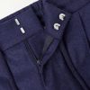 Tapered Pleated Virgin Wool-Flannel Drawstring Trousers - E1 Tapered Pleated Virgin Wool-Flannel Drawstring Trousers - E1