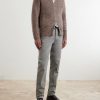 Brushed Cashmere and Silk-Blend Zipped Sweater - OU Brushed Cashmere and Silk-Blend Zipped Sweater - OU