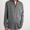 Herringbone Cotton and Lyocell-Blend Shirt - FR Herringbone Cotton and Lyocell-Blend Shirt - FR