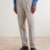 Tapered Pleated Cotton-Corduroy Trousers - FR Tapered Pleated Cotton-Corduroy Trousers - FR
