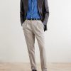 Tapered Pleated Cotton-Corduroy Trousers - OU Tapered Pleated Cotton-Corduroy Trousers - OU