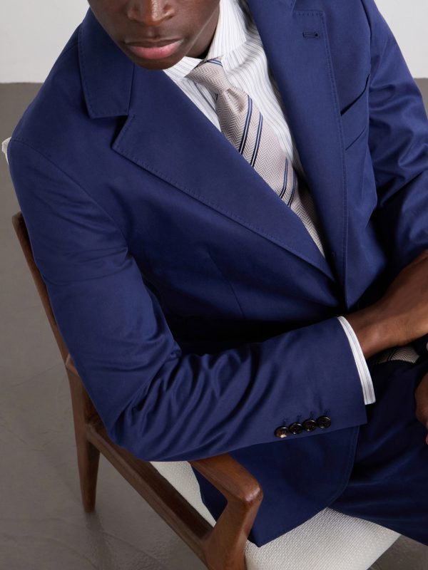 Cotton-Blend Suit Jacket - CU