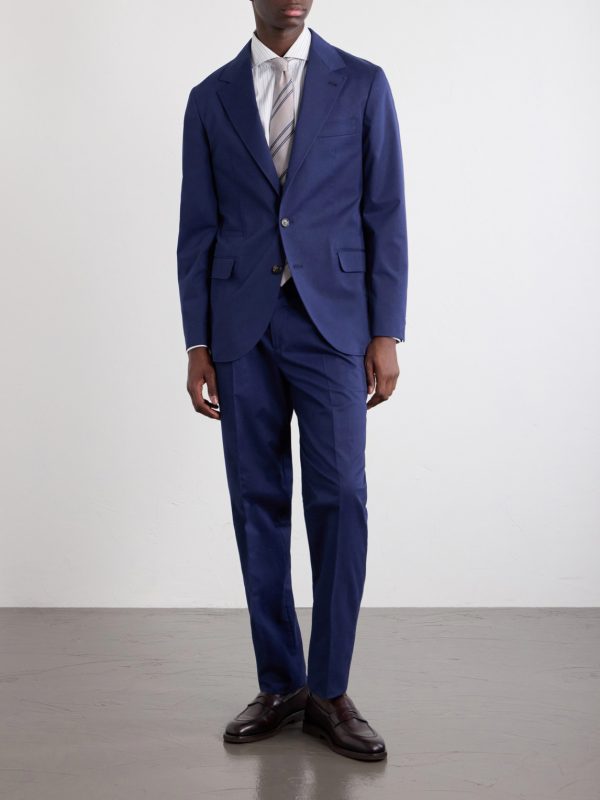 Cotton-Blend Suit Jacket - OU