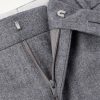 Straight-Leg Pleated Wool Trousers - E1
